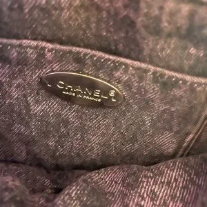 CHANEL | Bags | Chanel Denimpression Purple Black Washed  display picture 3